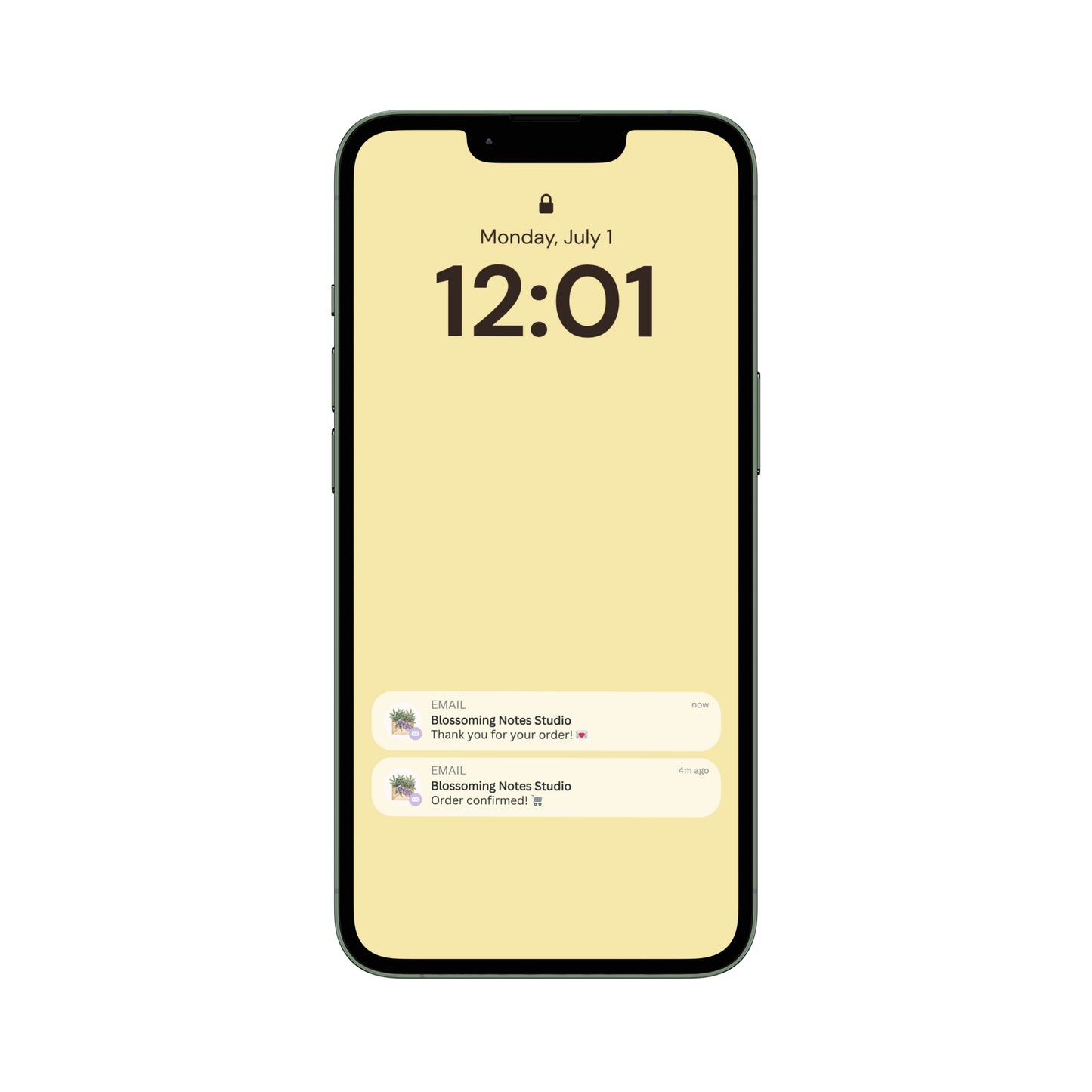 Butter Semi-Colon Wallpaper