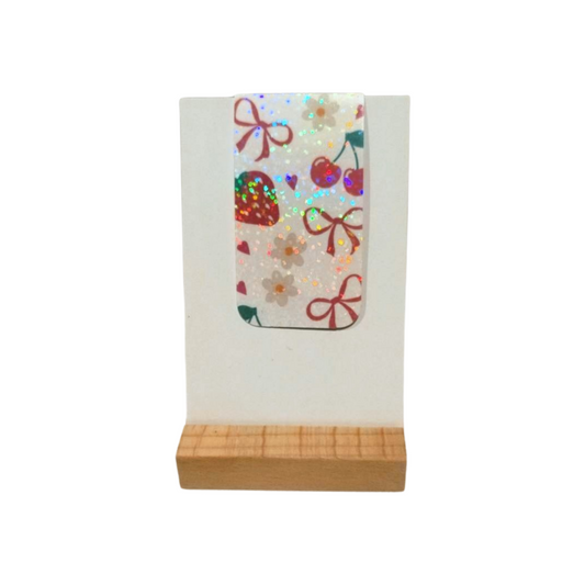 Bows & Fruit Magnetic Bookmark