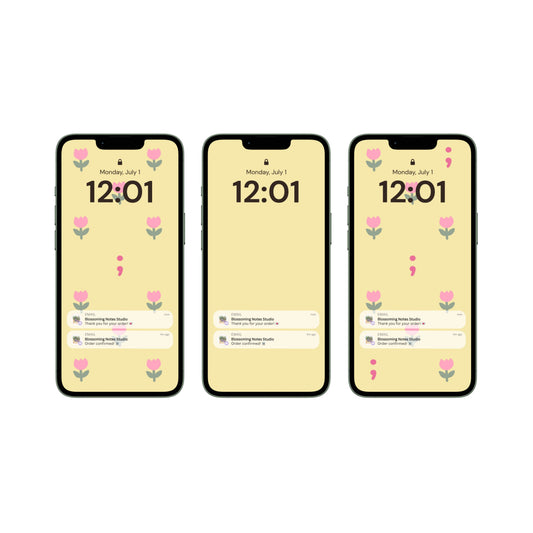 Butter Semi-Colon Wallpaper