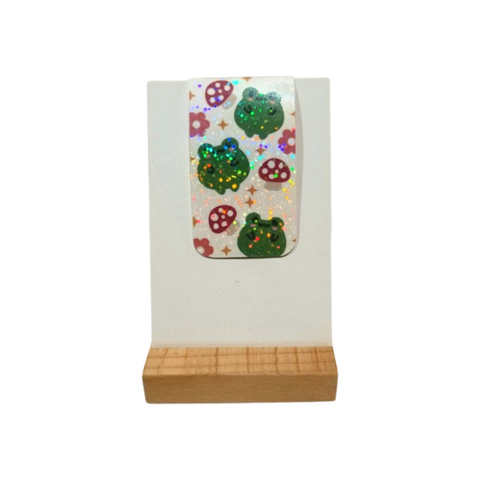 Frogs & Mushrooms Magnetic Bookmark