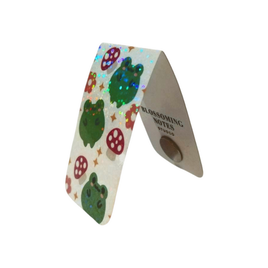 Frogs & Mushrooms Magnetic Bookmark
