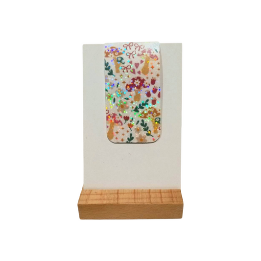 Romantic Mushrooms Magnetic Bookmark