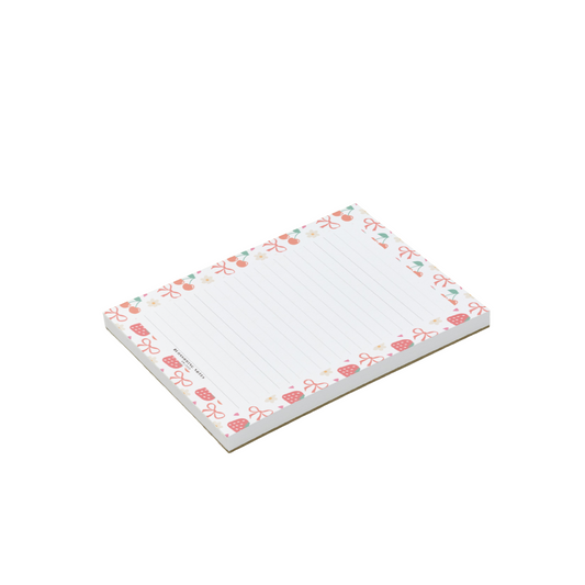 Bows & Fruits A5 Notepad